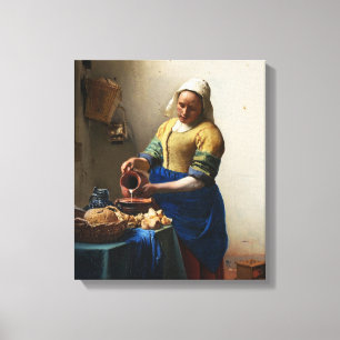 Vermeer L'Enveloppement En Toile De Milkmaid