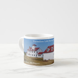 Vermilion Life Saving Station expresso mug