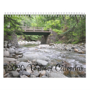 Vermont 2020 - Calendrier