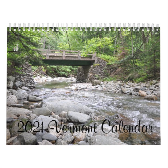 Vermont 2021 - Calendrier (Protection)