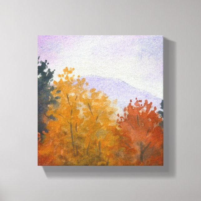 Vermont Fall Folift Paysage toile Imprimer (Recto)