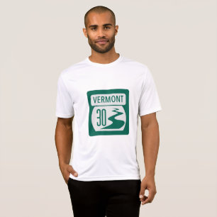 Vermont Rt. T-shirt 30 Panneaux routiers