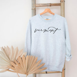 Vermont Script State Femme Sweatshirt