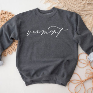 Vermont Script State Femme Sweatshirt