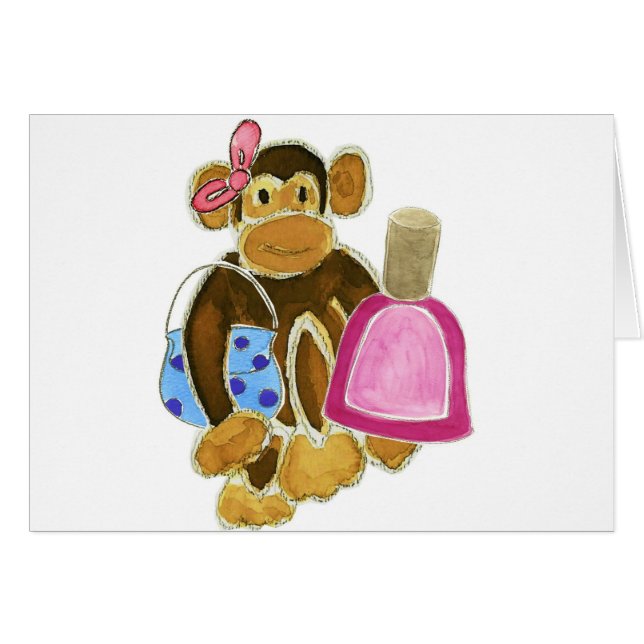 Vernis à ongles de singe de mode (Devant horizontal)