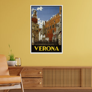 VERONA POSTER VINTAGE ITALIEN