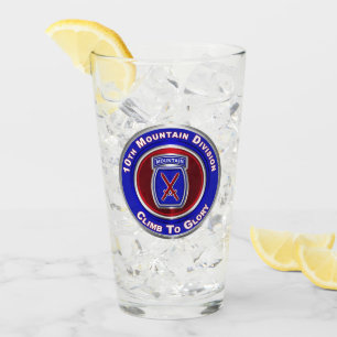 Verre 10e division de montagne « Monter à la gloire »