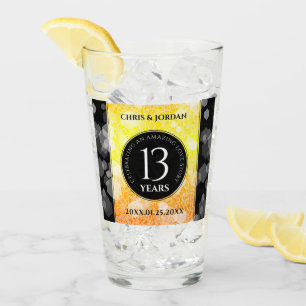 Verre 13ème anniversaire Mariage de la Citrine