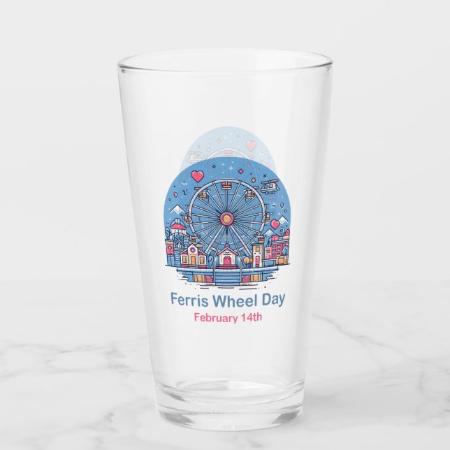 Verre 14 février Journée de la grande roue (Devant)