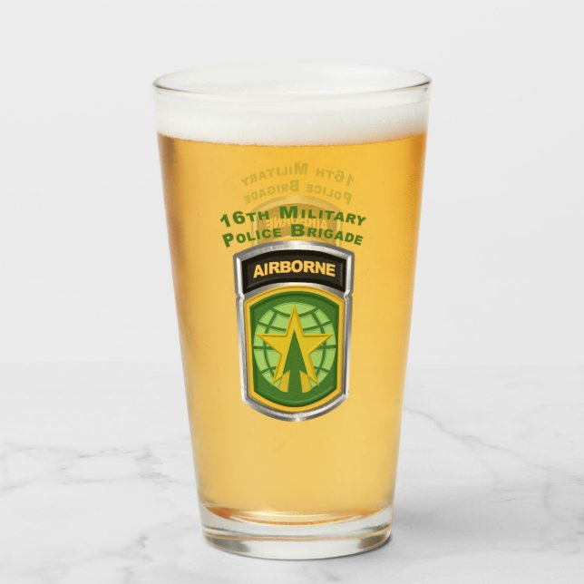 Verre 16e brigade de la police militaire (Dos (rempli))