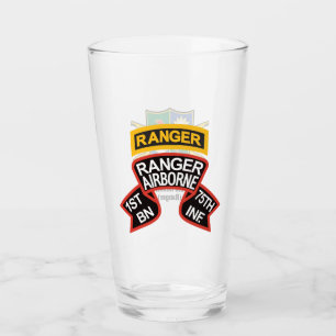 Verre 1er Ranger BN défilé de style ancien avec onglet B