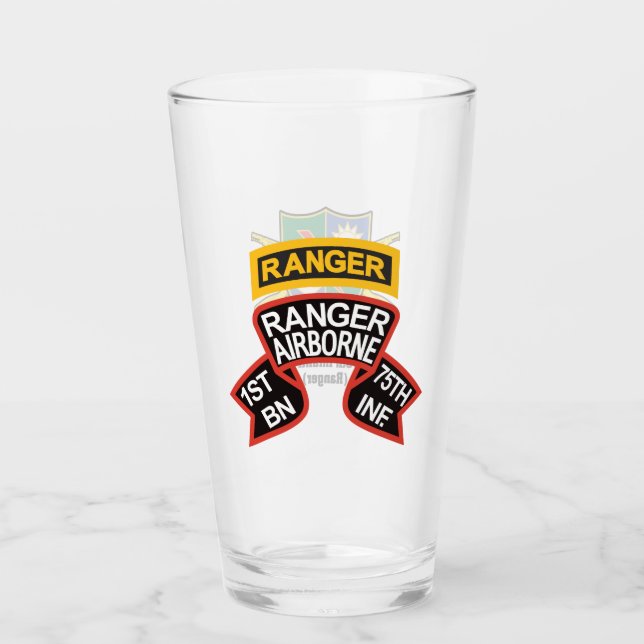 Verre 1er Ranger BN défilement à l'ancienne avec onglet  (Devant)