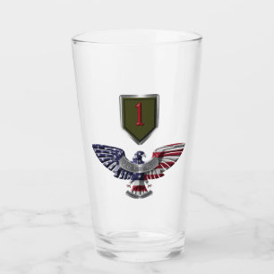 Verre 1re Division d'infanterie "Big Red One" Aigle