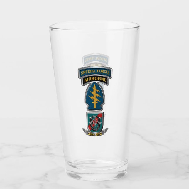 Verre 20th Groupe des Forces Spéciales (Airborne)  (Devant)