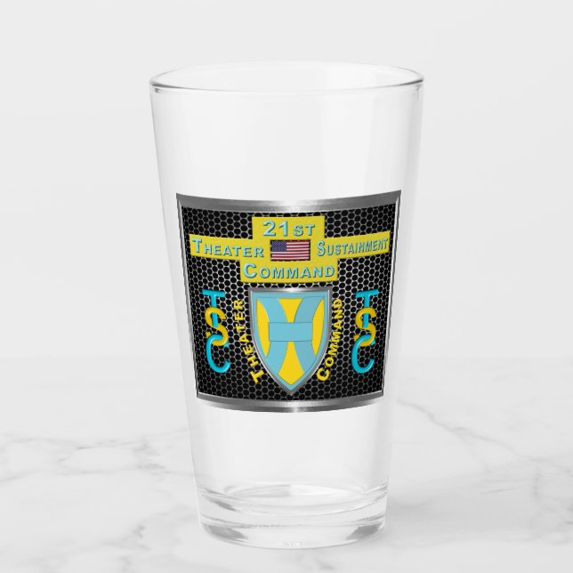 Verre 21e Commandement du développement durable du théât (Devant)