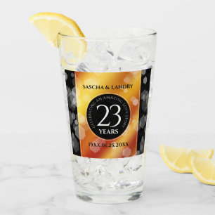 Verre 23e anniversaire de Mariage de Topaz impérial