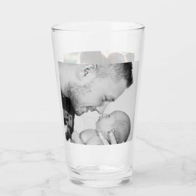 Verre 2 Photo personnalisé double face  (Devant)