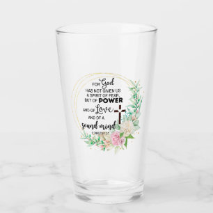 Verre 2 Timothée 1:7 Dieu n'a pas donné un esprit de peu