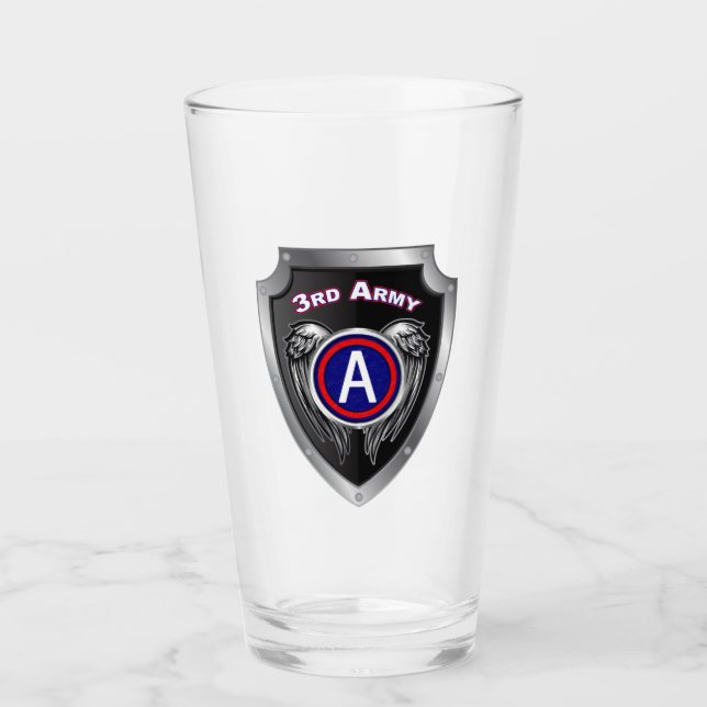 Verre 3e Coupe spéciale de design de bouclier de l'armée (Devant)