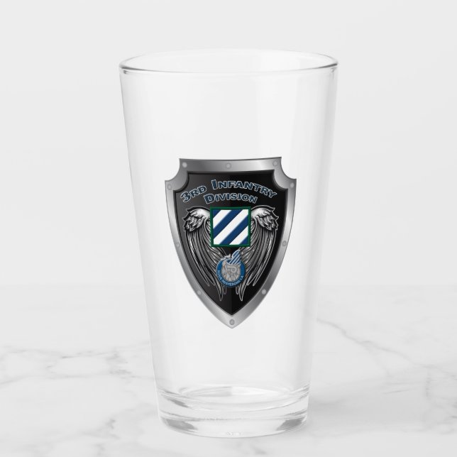 Verre 3e division d'infanterie Bouclier (Devant)