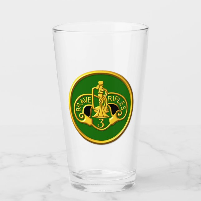 Verre 3e régiment de cavalerie blindée 3e RCB (Devant)
