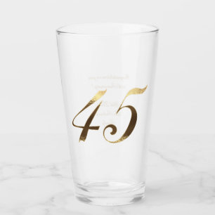 Verre 45e anniversaire Sapphire Mariage Anniversaire