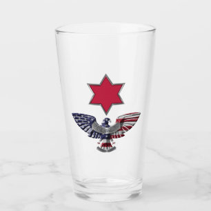 Verre 6e division d'infanterie "Red Star"