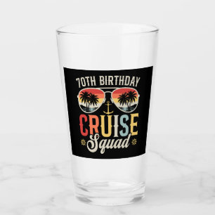 Verre 70E Anniversaire Croisière Famille Correspondant D
