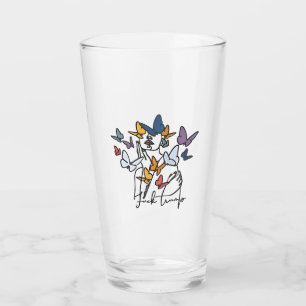 Verre 86 47 T-shirt Floral anti-Trump, Président de l'op