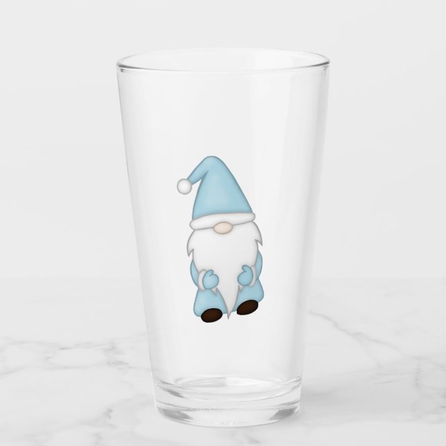 Verre à bière de gnome d'hiver (Devant)