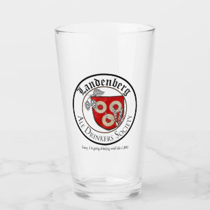 Verre à bière de la Landenberg Ale Drinkers Societ