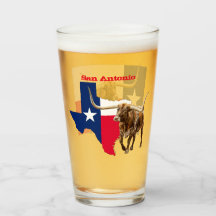 Verre à bière de San Antonio, Texas