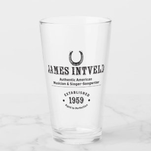 Verre à bière en fer à cheval James Intveld