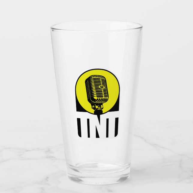 Verre à bière officiel de Thursday Night Tanked (Devant)
