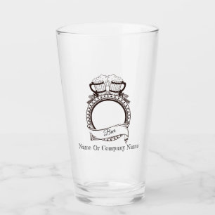 Verre à bière personnalisé avec nom