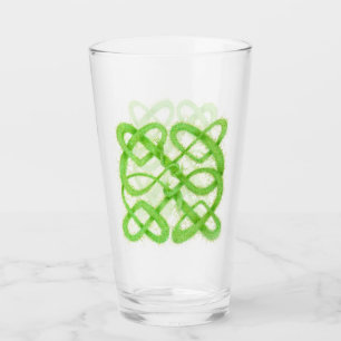 Verre à bière Pint GREEN CELTIC KNOT