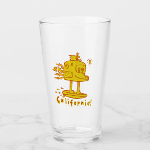 Verre à bière pour camion monstre de surf en Calif