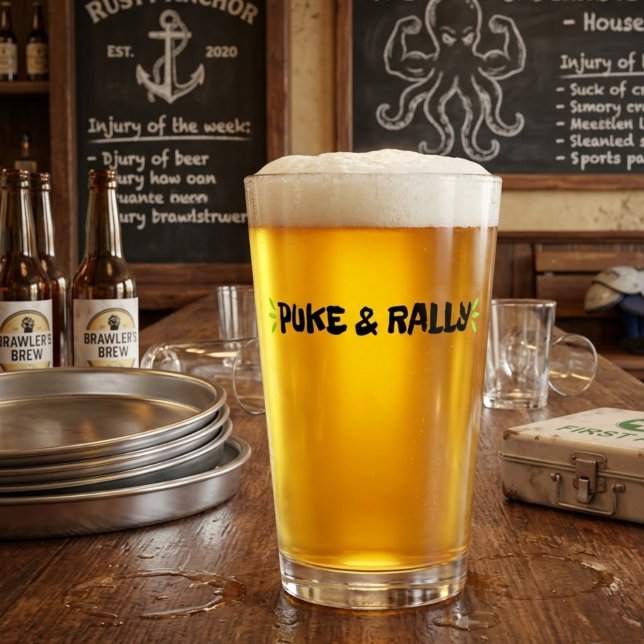 Verre à bière Puke & Rally | Édition Party Legend (Créateur téléchargé)