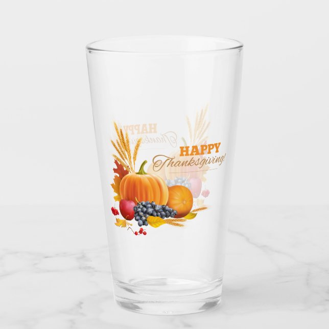 Verre à boire bon thanksgiving (Devant)