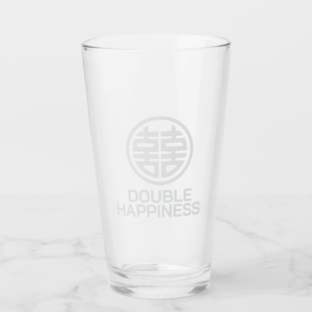 Verre à boire/Bonheur double/Coupe de verre (Devant)