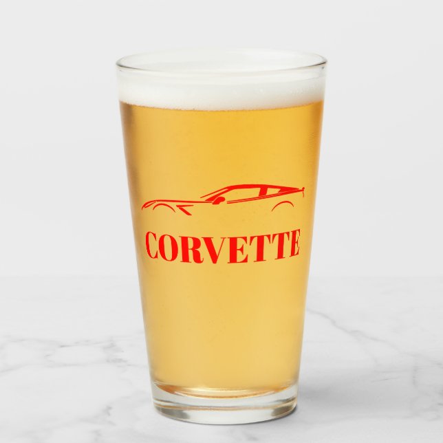 Verre à boire Corvette (Devant (rempli))