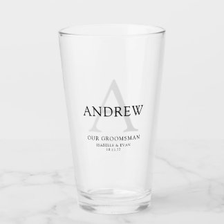 Verre à boire Groomsman