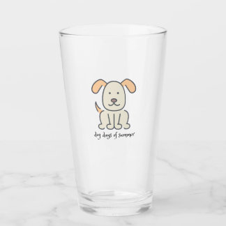 Verre à boire Jours de chien de l'été
