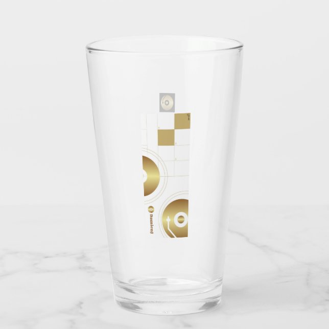 Verre à boire logo DamienJ (Dos)