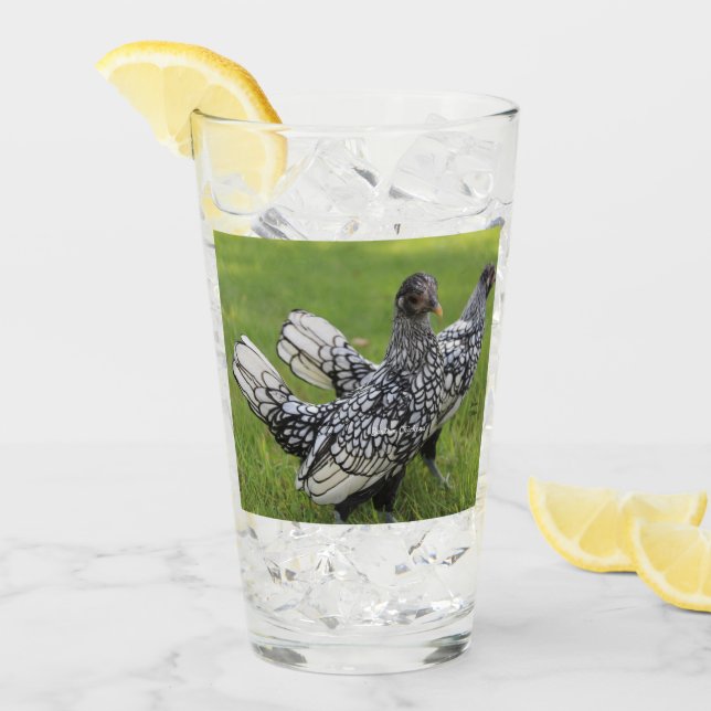 Verre à boisson pour collectionneurs de poulets Ba (Devant glace)