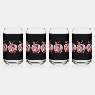 Verre à canne imprimé