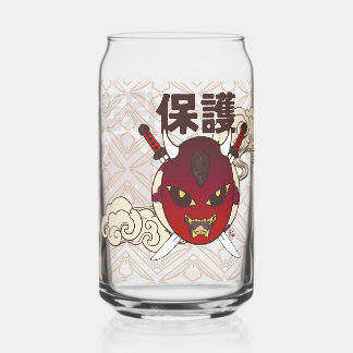 verre a cannette masque hannya