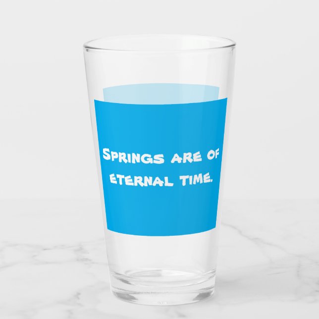 Verre à eau fraîche Tumbler (Dos)