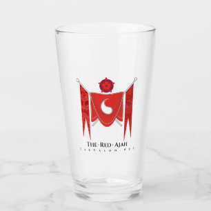 Verre à pinte à logo rouge
