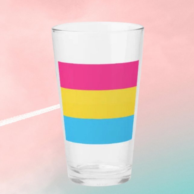 Verre à pinte de la Fierté Pansexuelle : Pride Pou (Créateur téléchargé)